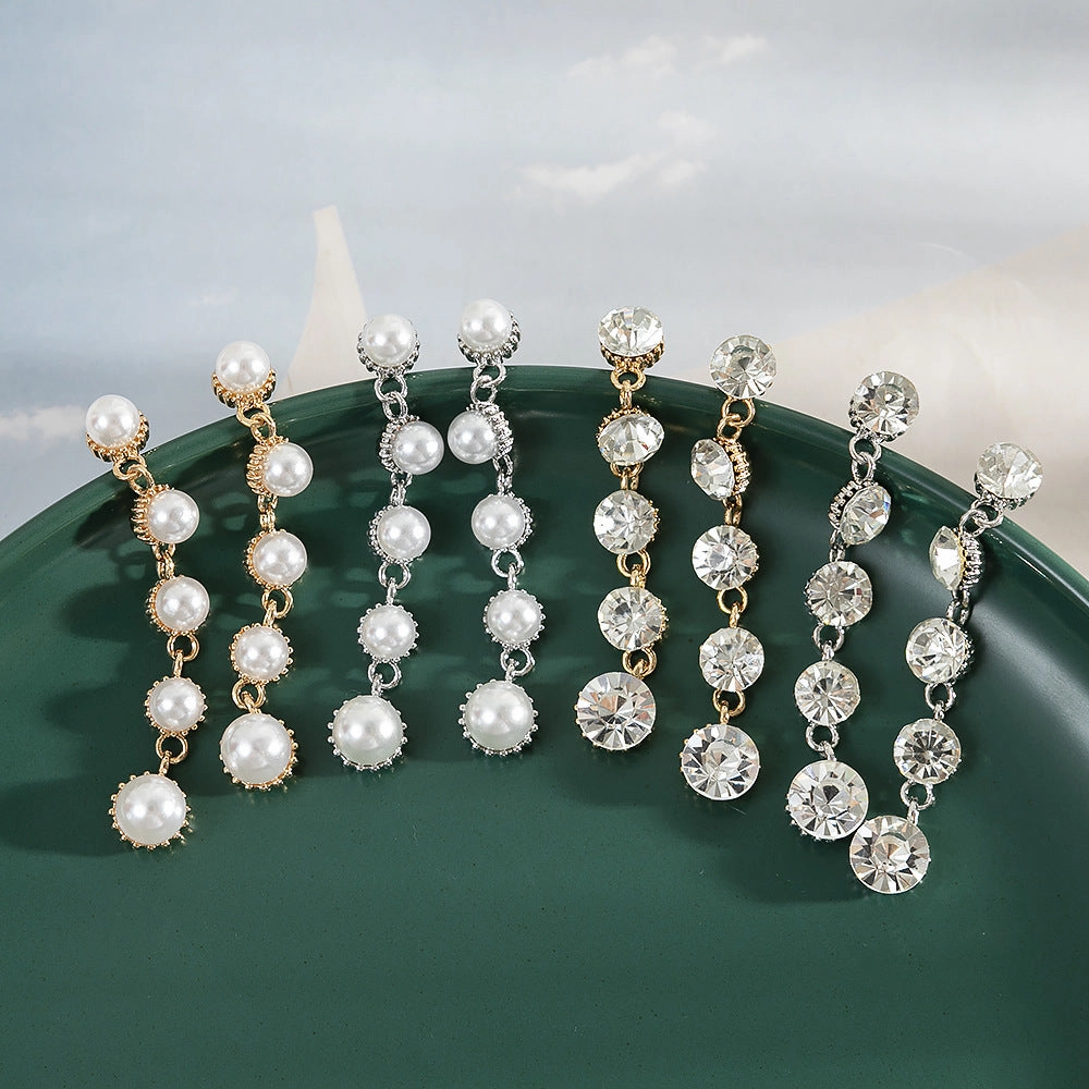 Wholesale Jewelry Long Pearl Earrings