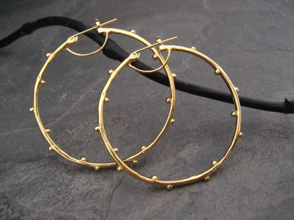 Wholesale Jewelry Metal Material Large Earrings Alloy Earrings
