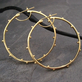 Wholesale Jewelry Metal Material Large Earrings Alloy Earrings