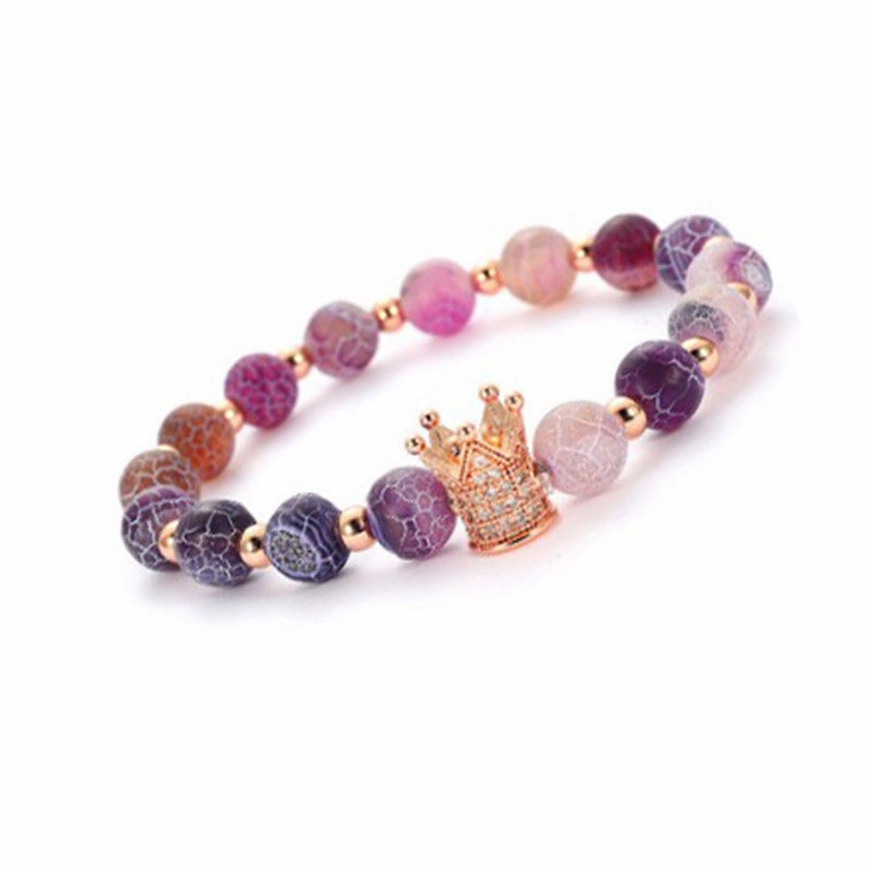 Wholesale Jewelry Micropaved Zircon Volcanic Stone Bracelets