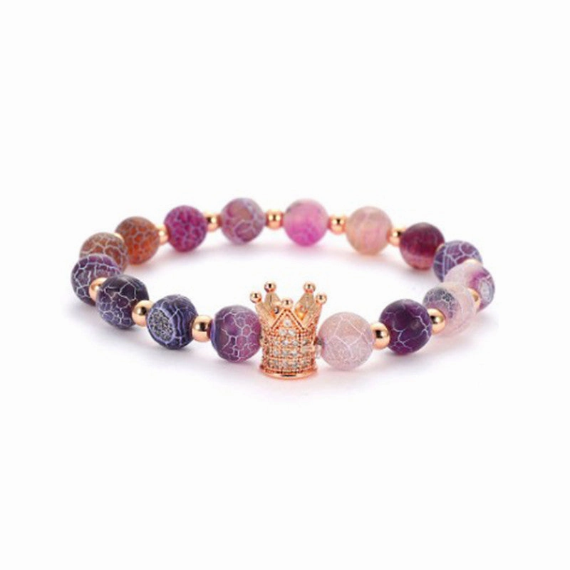 Wholesale Jewelry Micropaved Zircon Volcanic Stone Bracelets
