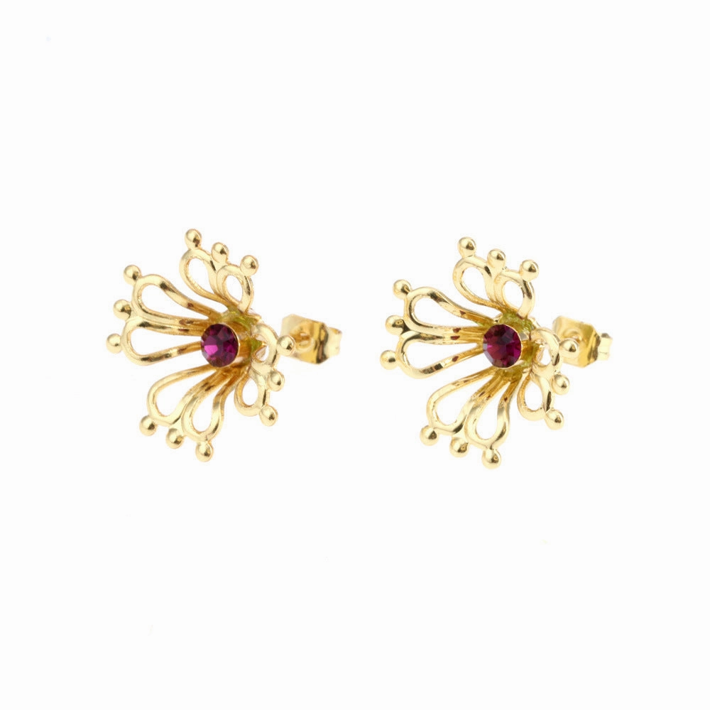 Wholesale Jewelry Small Daisy Copper Earrings