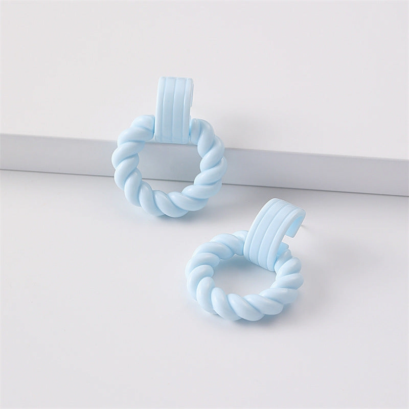 Wholesale Jewelry Spray Painted Candy Acrylic Earrings