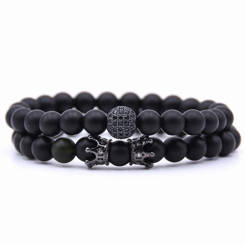 Wholesale Jewelry Tiger Eye Vintage Volcanic Stone Bracelets