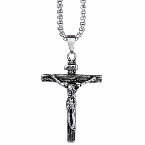 Wholesale Jewelry Titanium Steel Cross Pendant Necklace