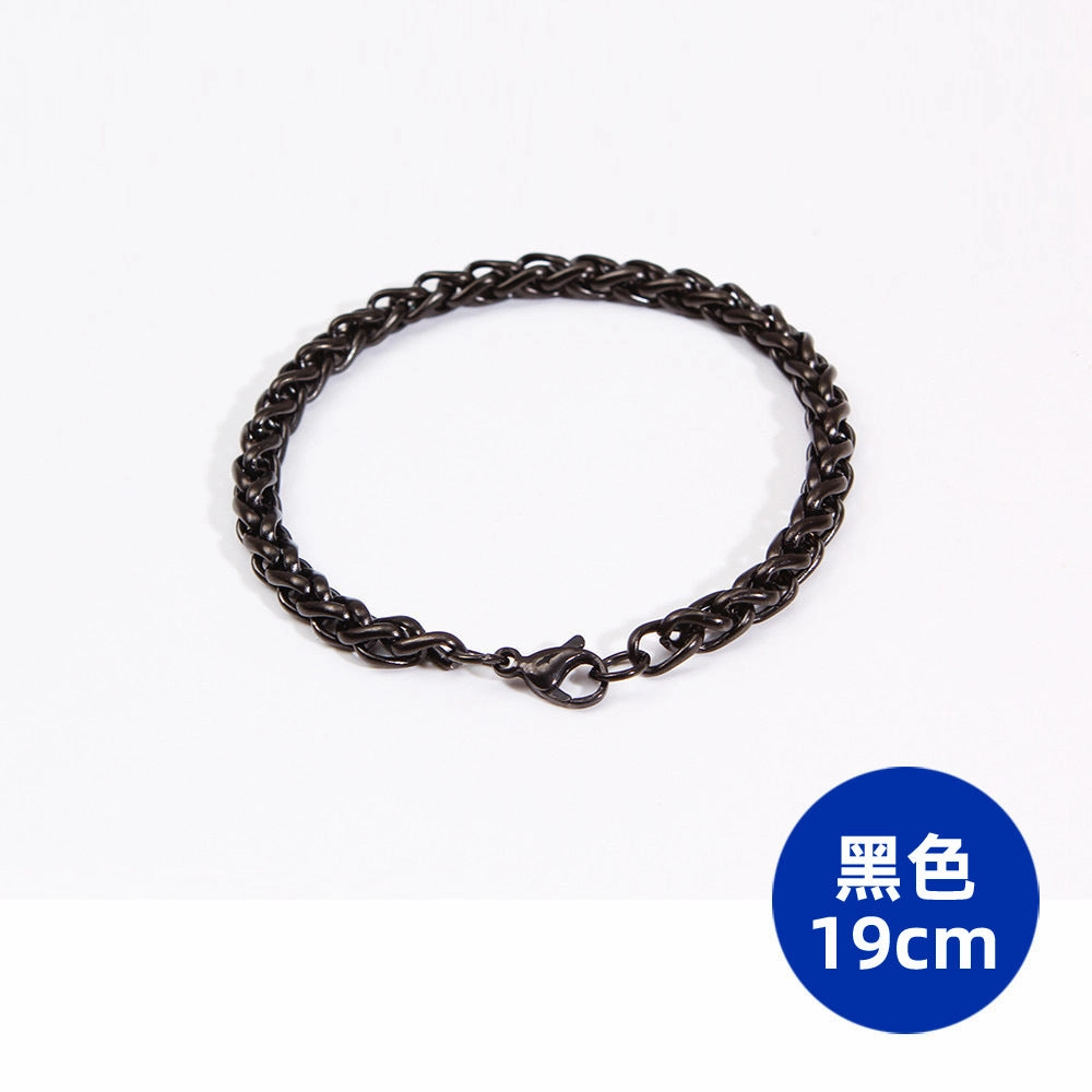 Wholesale Keel Flower Basket Chain Titanium Steel Bracelet