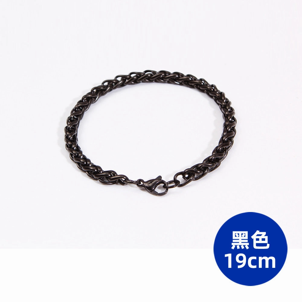 Wholesale Keel Flower Basket Chain Titanium Steel Bracelet