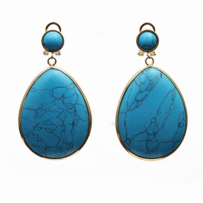 Wholesale Lapis Lazuli Drops Turquoise Earrings