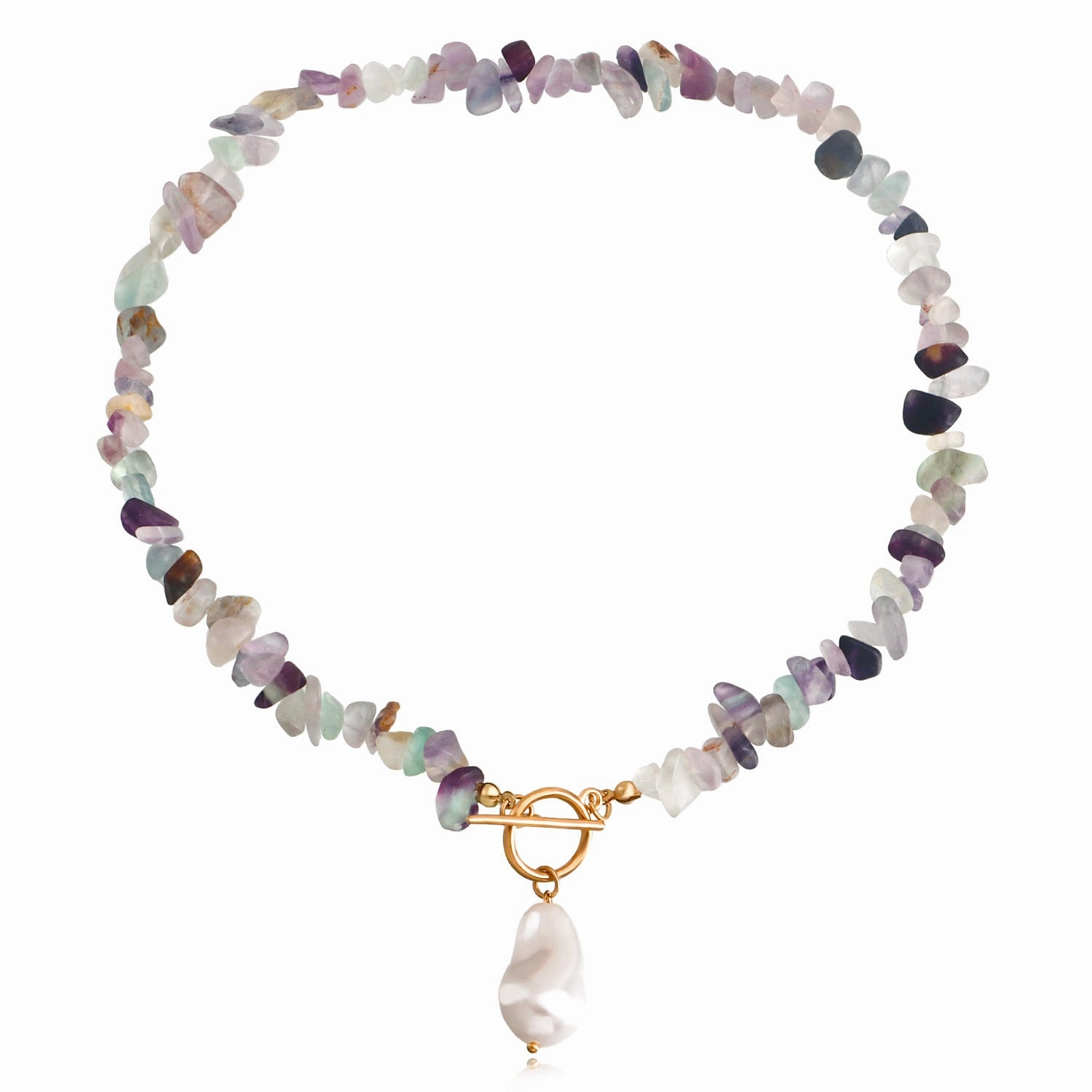 Wholesale Large Shaped Pearl Turquoise Necklace