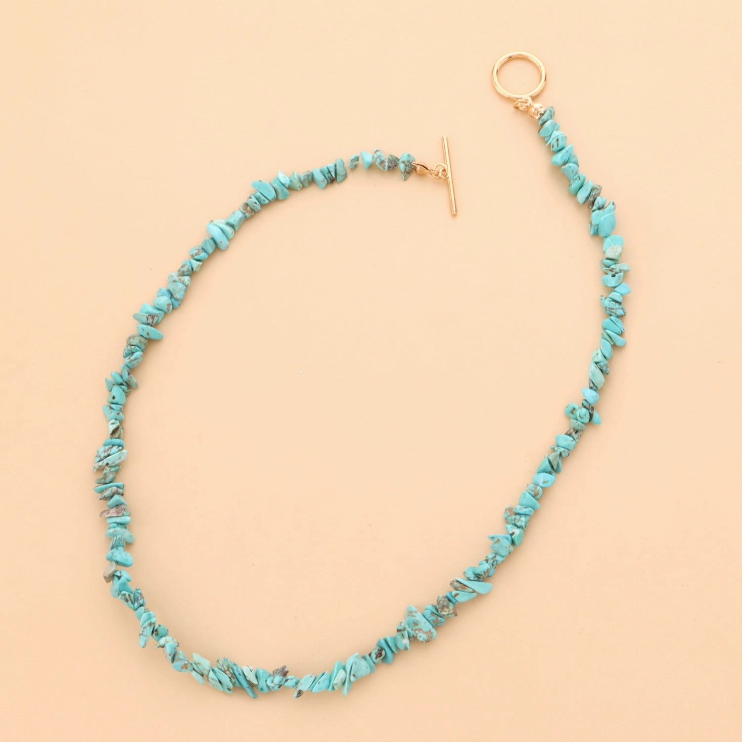Wholesale Large Shaped Pearl Turquoise Necklace