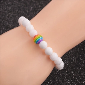Wholesale Lava Stone Agate Volcanic Stone Bracelets