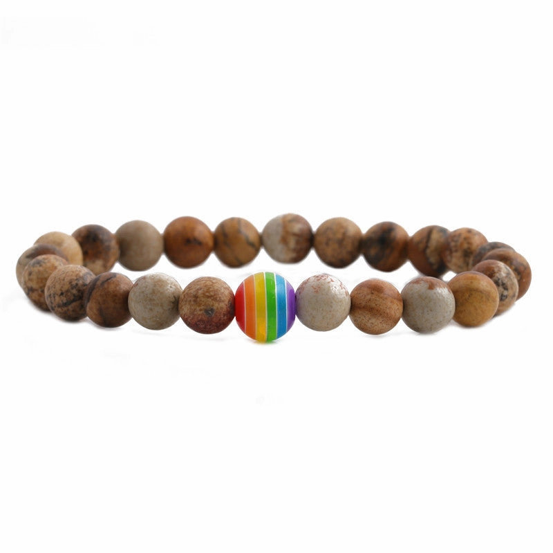 Wholesale Lava Stone Agate Volcanic Stone Bracelets