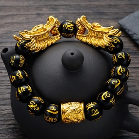Wholesale Leading Men's Tiger Eye Stone Null Bracelet