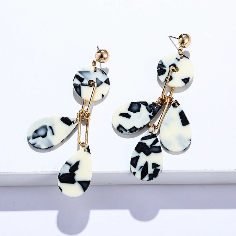 Wholesale Leaf Shape Series Twigs Flowers Earrings