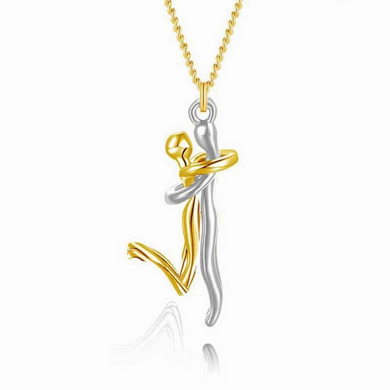 Wholesale Leg-crossing Hug Necklace