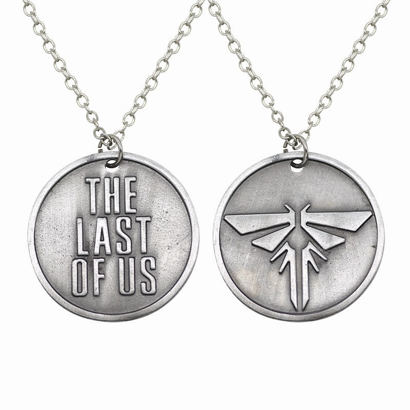 Wholesale Letter Alloy Geometric Tag Necklace