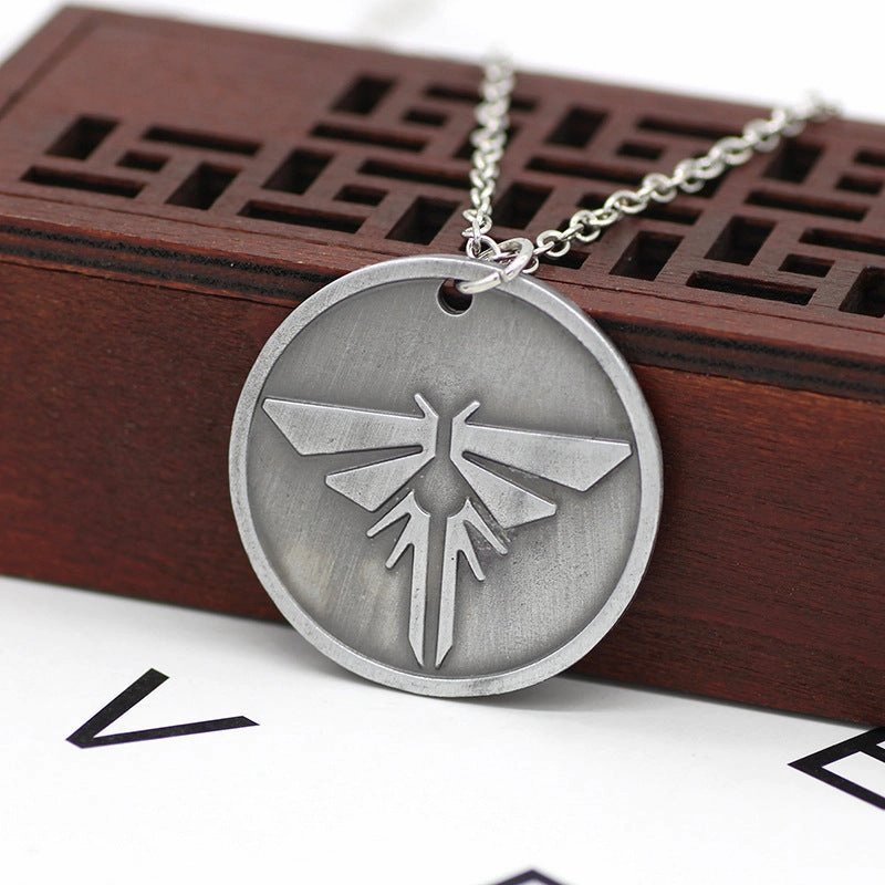 Wholesale Letter Alloy Geometric Tag Necklace