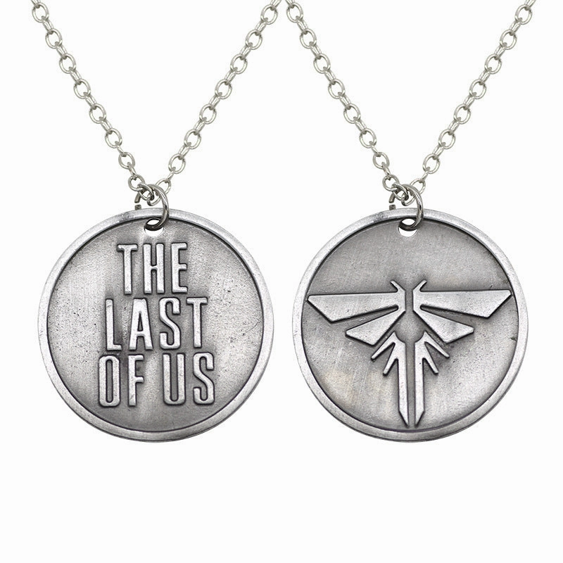 Wholesale Letter Alloy Geometric Tag Necklace