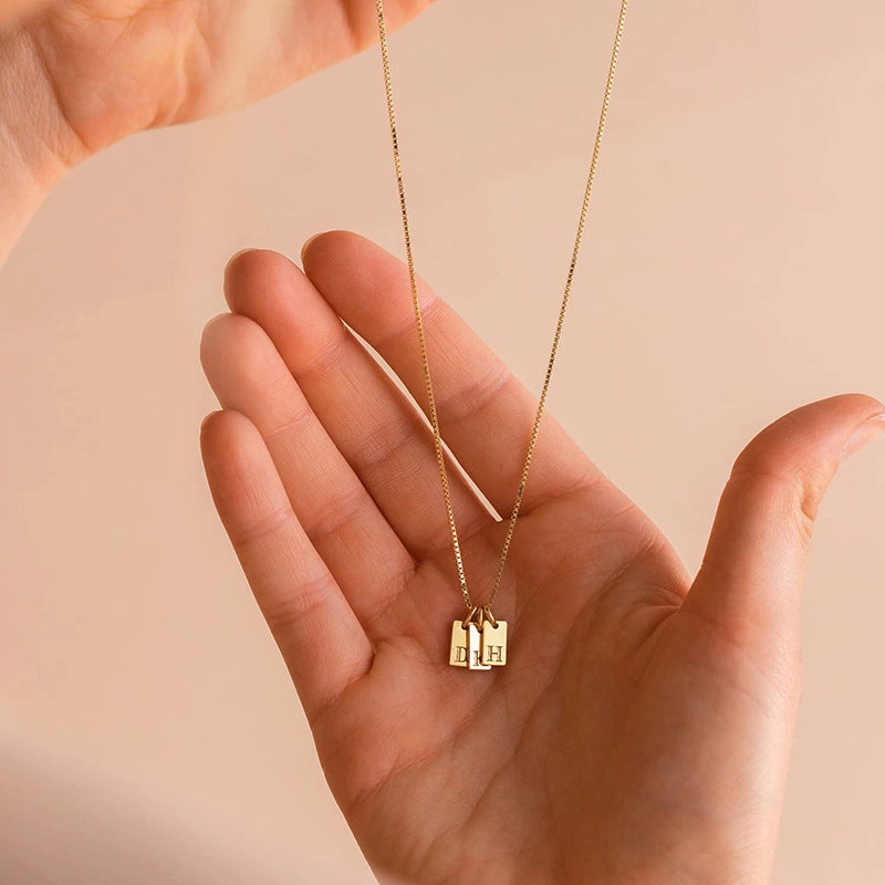 Wholesale Letter Stainless Steel Necklaces