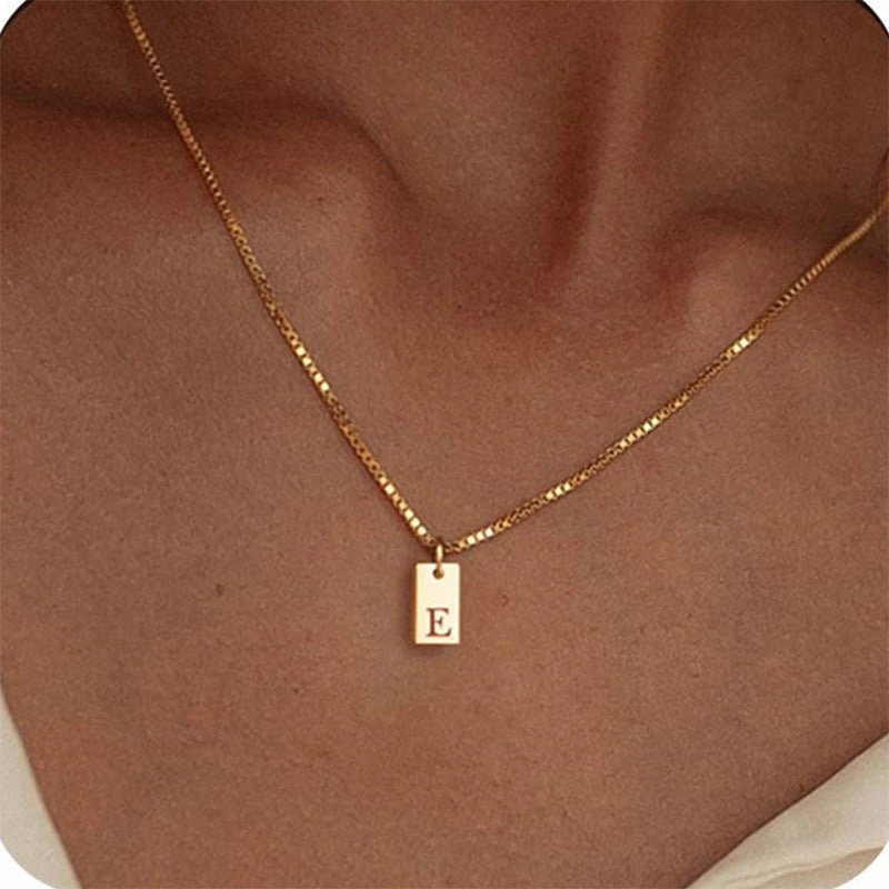 Wholesale Letter Stainless Steel Necklaces