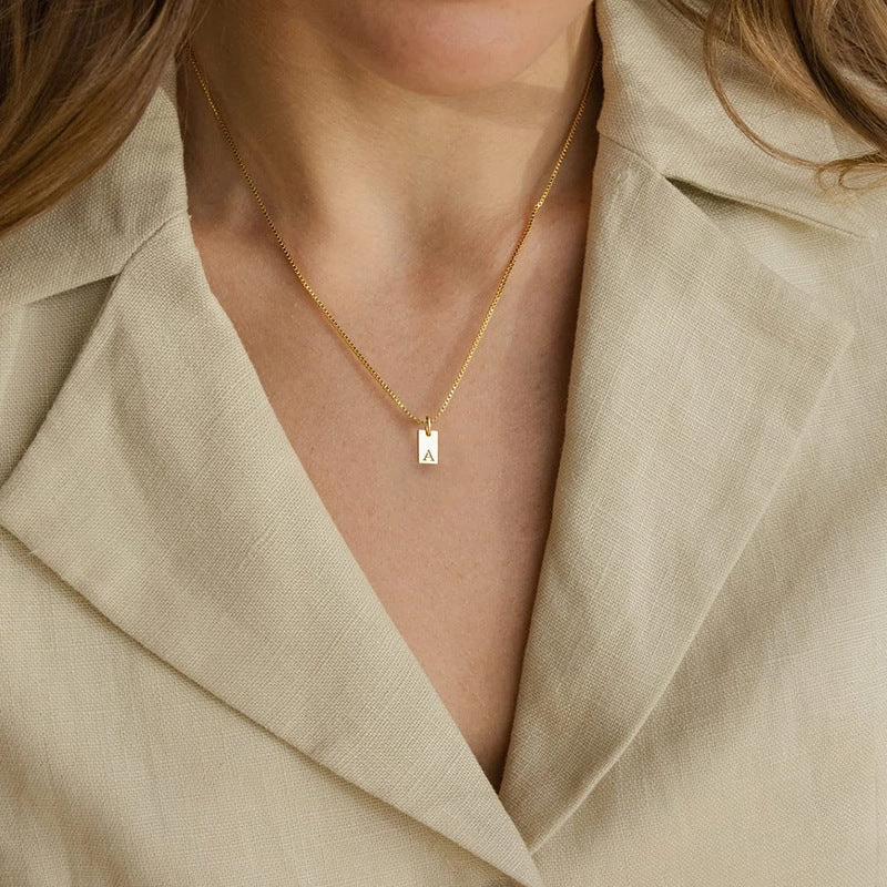 Wholesale Letter Stainless Steel Necklaces