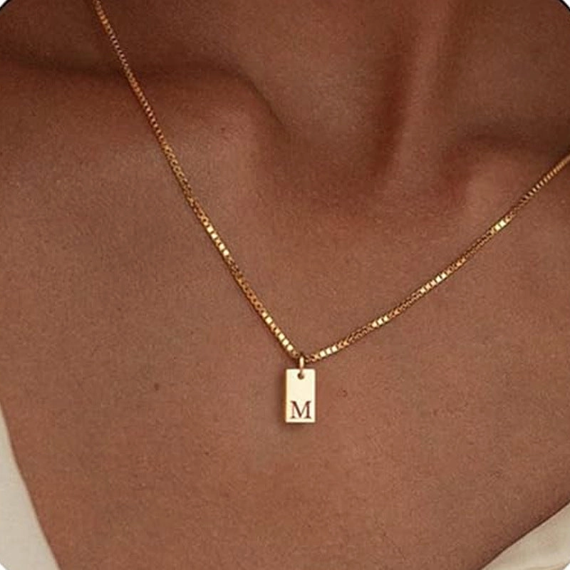 Wholesale Letter Stainless Steel Necklaces