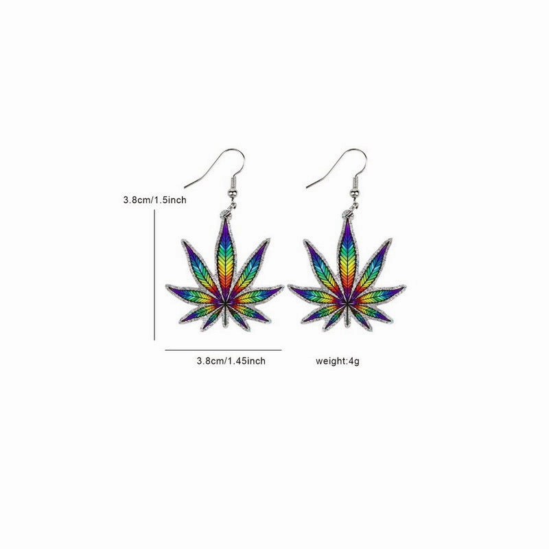 Wholesale LGBT Rainbow Pride Month Butterfly Sunflower Acrylic Earrings
