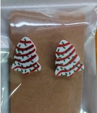 Wholesale Light Luxury, High-end Christmas Design, Niche Fashion Earrings
