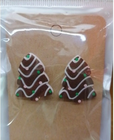 Wholesale Light Luxury, High-end Christmas Design, Niche Fashion Earrings