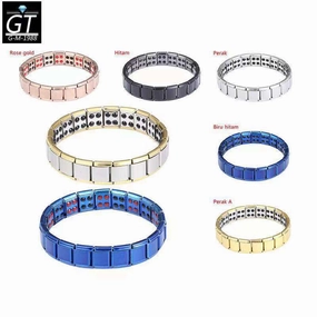 Wholesale Light Luxury High-end Simple Double Row Stainless Steel Bracelet