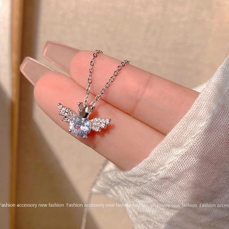 Wholesale Light Luxury Wings Temperament Light Luxury Versatile Clavicle Necklaces