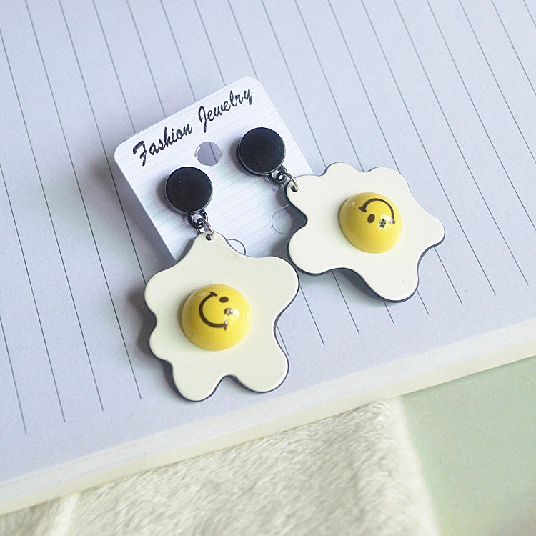 Wholesale Lipstick Heart Letter Acrylic Earrings