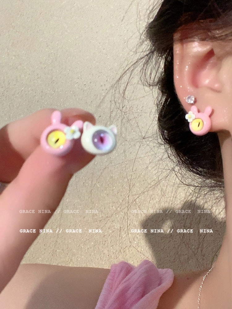 Wholesale Little Monster Cute Alloy/Silver Plated/Gold Plated Earrings