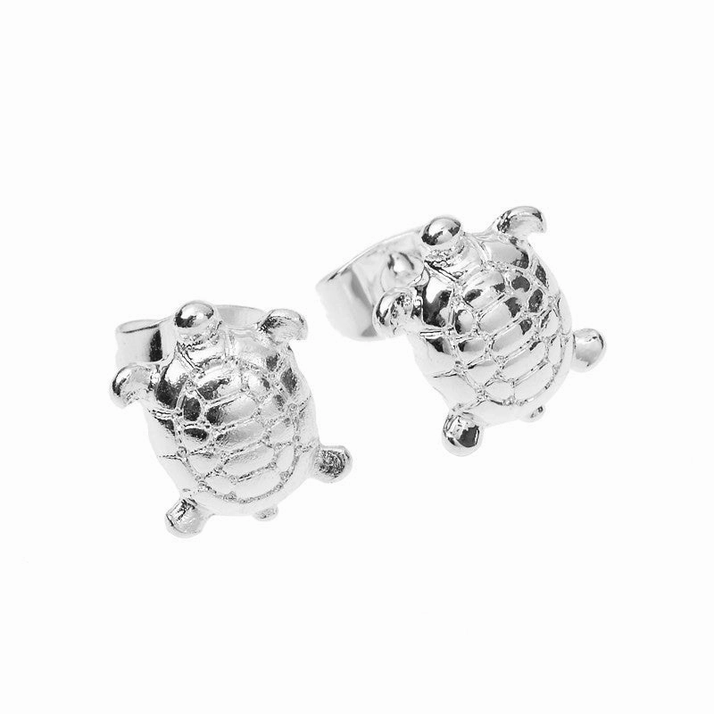 Wholesale Little Turtle Gold Plated Alloy Ear Studs