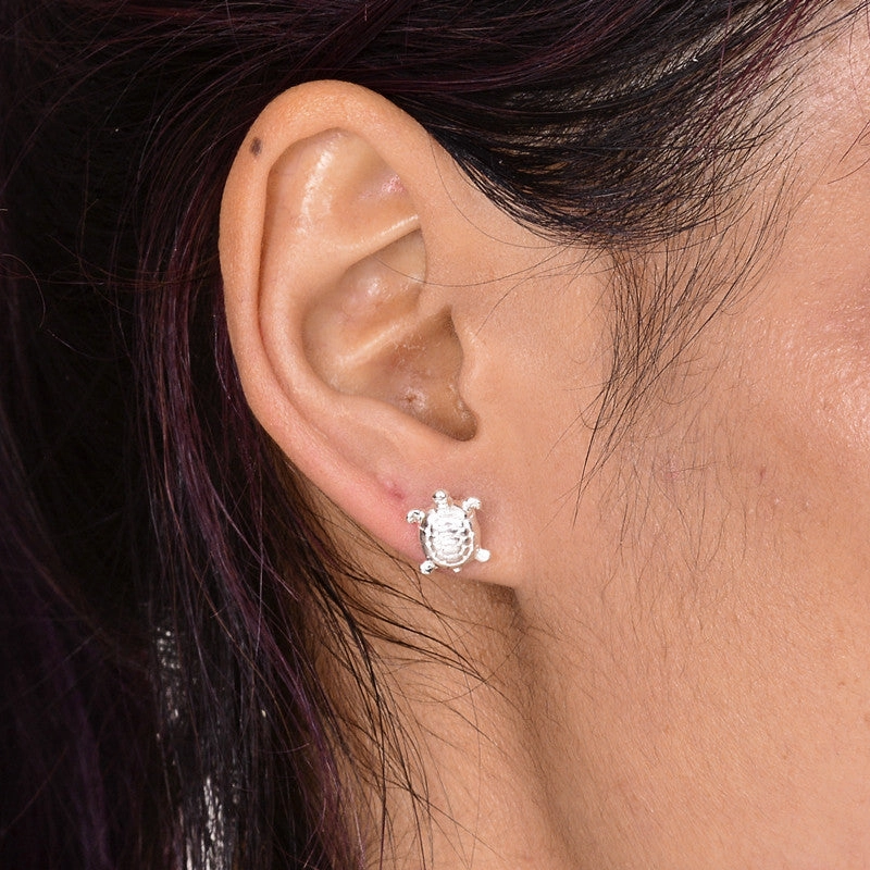 Wholesale Little Turtle Gold Plated Alloy Ear Studs