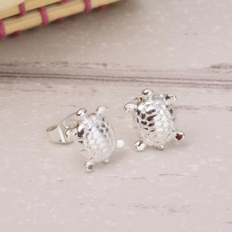 Wholesale Little Turtle Gold Plated Alloy Ear Studs