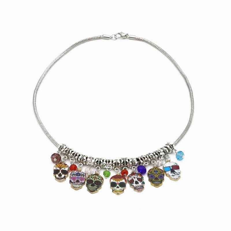 Wholesale Lobster Buckle Skull Ghost Head Bracelet