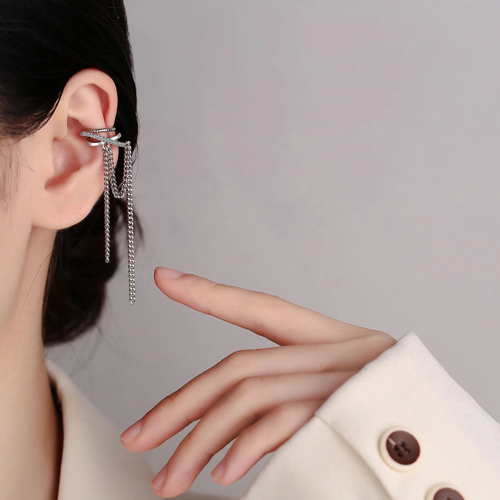Wholesale Long Tassel Copper Earrings