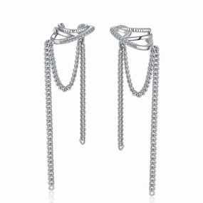 Wholesale Long Tassel Copper Earrings