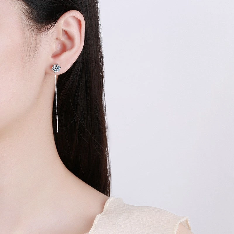Wholesale Long Tassel Copper Earrings