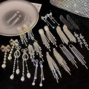 Wholesale Long Tassel Earrings