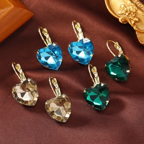 Wholesale Love Crystal Earrings