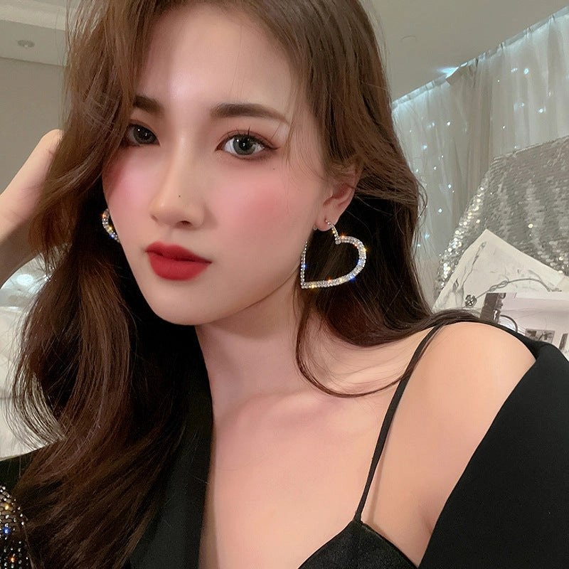 Wholesale Love Full Diamond Earrings
