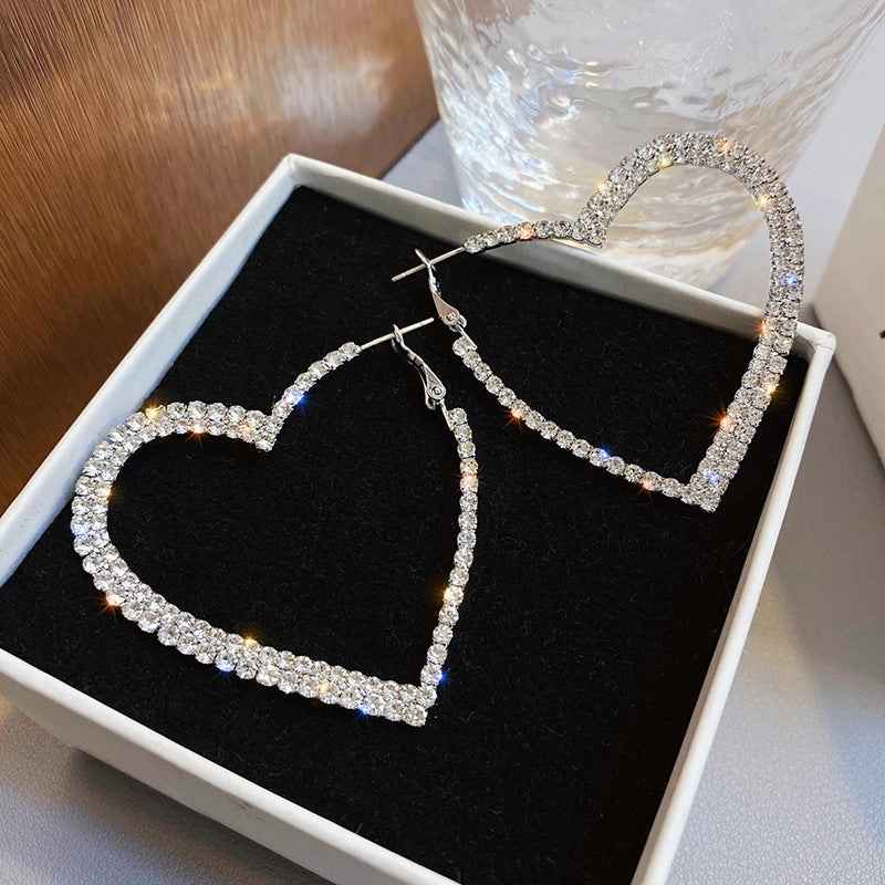 Wholesale Love Full Diamond Earrings