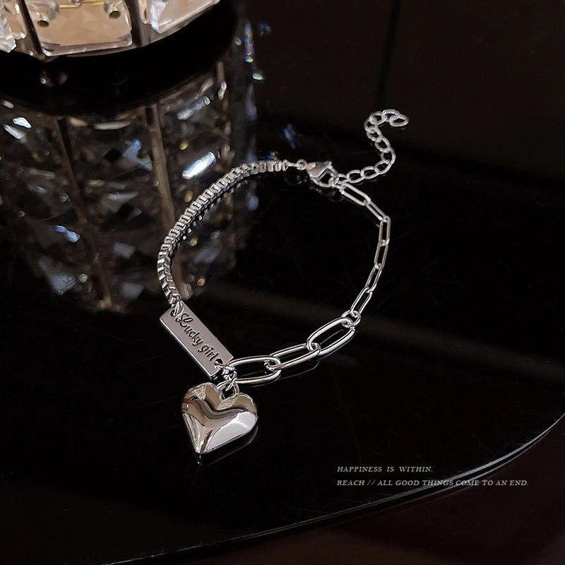 Wholesale Love Letter Titanium Steel Bracelet