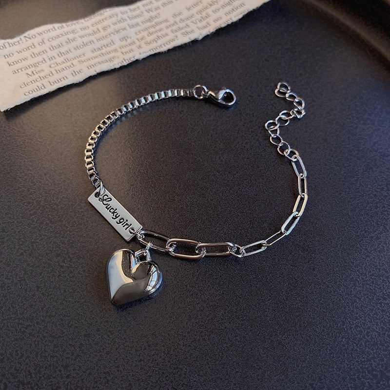 Wholesale Love Letter Titanium Steel Bracelet