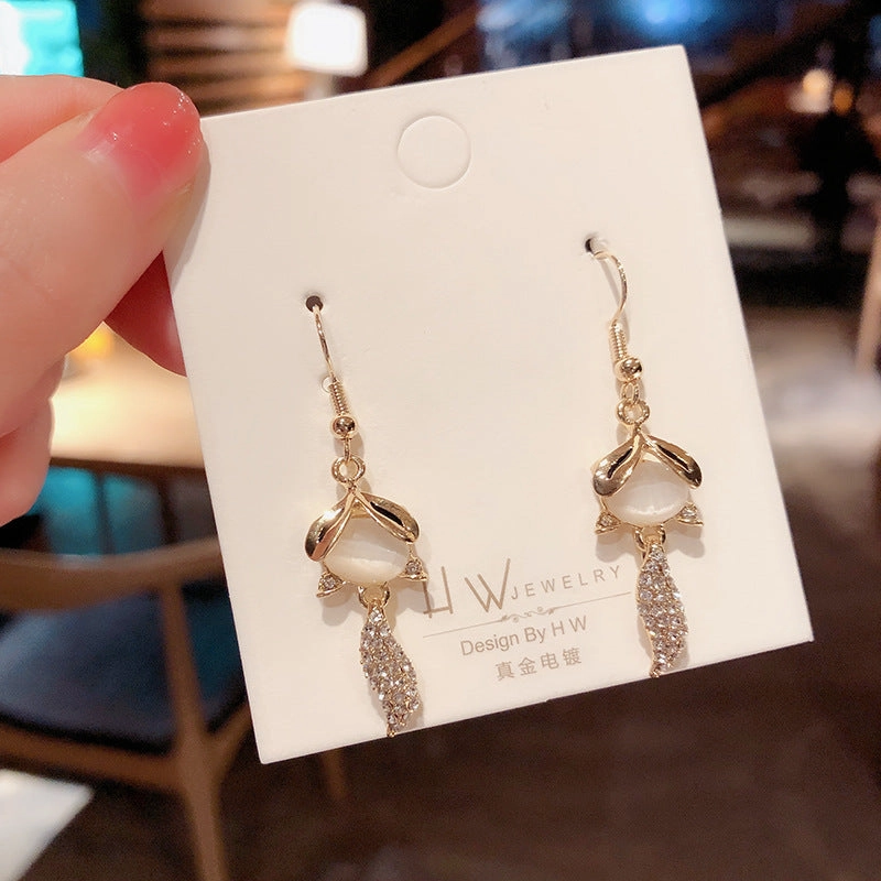 Wholesale Love Opal Earrings