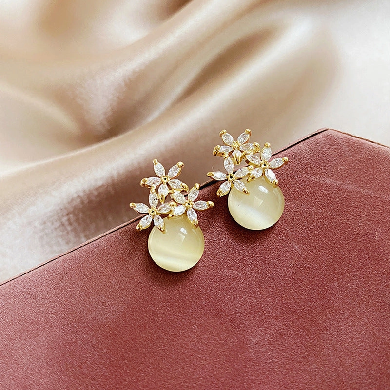 Wholesale Love Opal Earrings