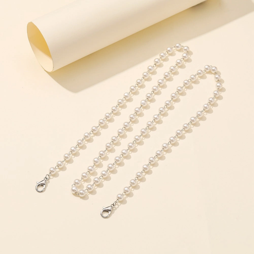 Wholesale Love Pearl Hanging Neck Glasses Chain