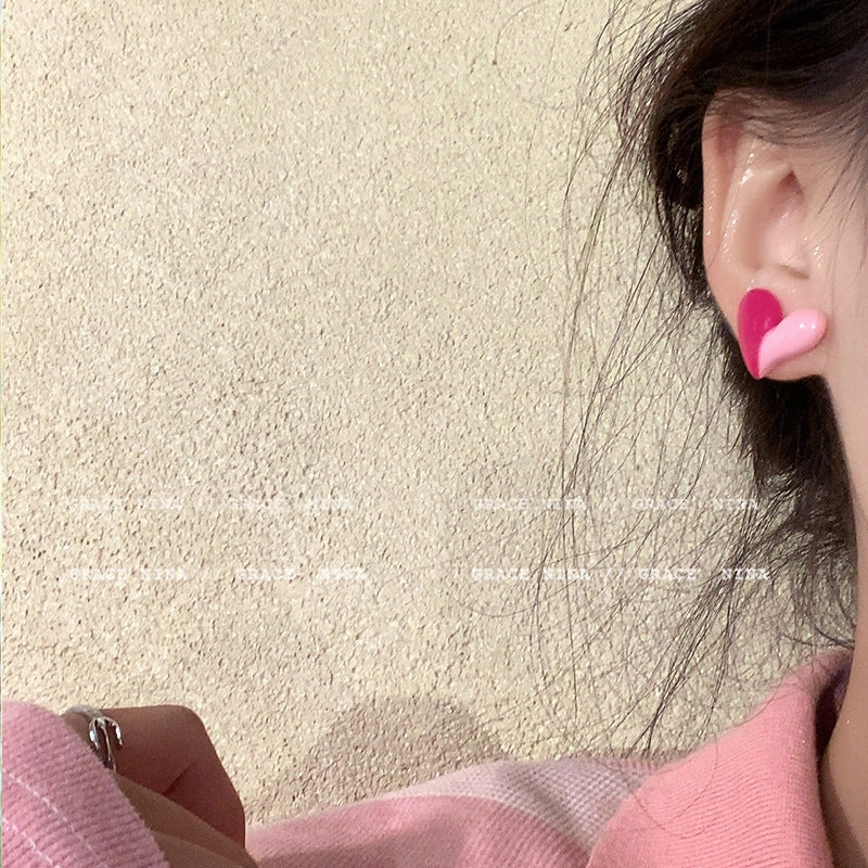 Wholesale Love Simple Alloy/Silver Plated/Gold Plated Earrings
